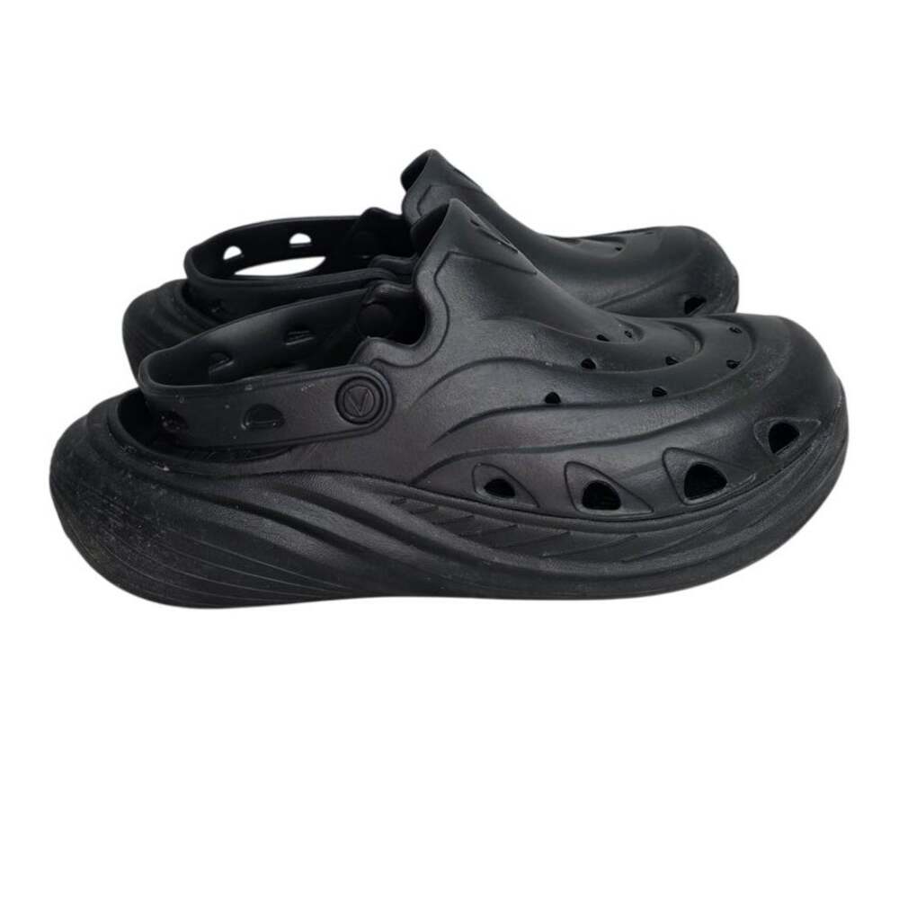 Vionic Wave R X Unisex Black Recovery Clogs Women's 8 Men's 6 Rocker Sole